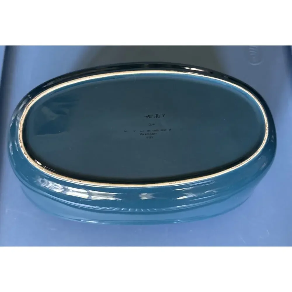 Vintage Rachael Ray 1.25 Quart Stoneware Ovenware Baking Dish ~ 11 3/4